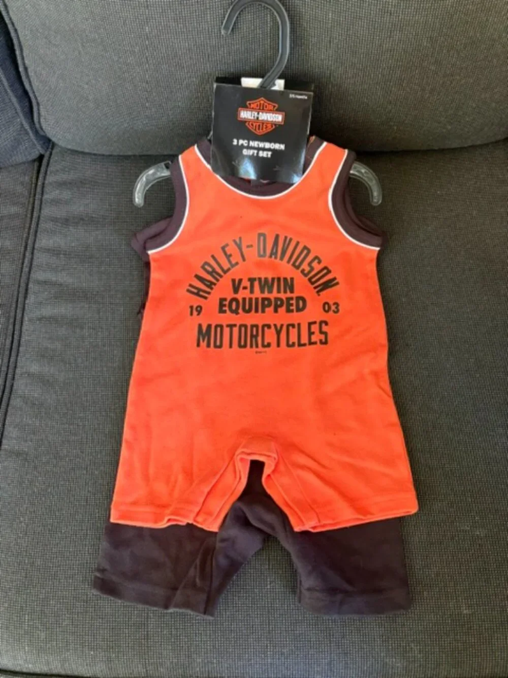 HARLEY DAVIDSON NEWBORN BOYS GIFT SET